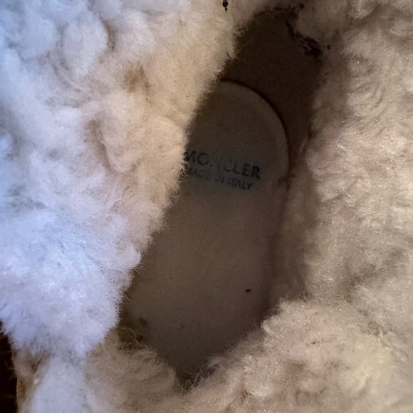 MONCLER FUR LINED SUEDE BOOTS - Picture 10 of 15